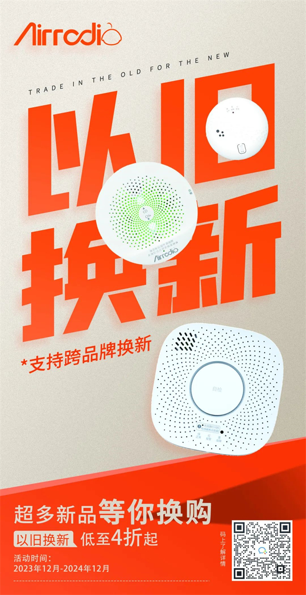 球友会注册大厅家用燃气报警器、烟雾报警器以旧换新活动